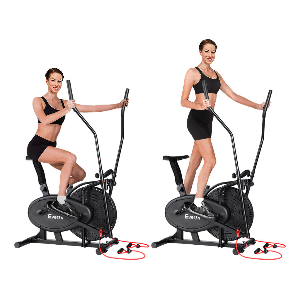 Everfit 4in1 Elliptical Cross Trainer Exercise Bike Bicycle Home Gym Fitness Machine Running Walking-Sports & Fitness > Fitness Accessories-PEROZ Accessories