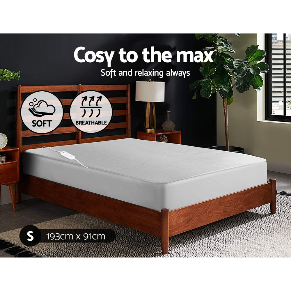 Giselle Bedding Single Size Electric Blanket Polyester-Blankets-PEROZ Accessories