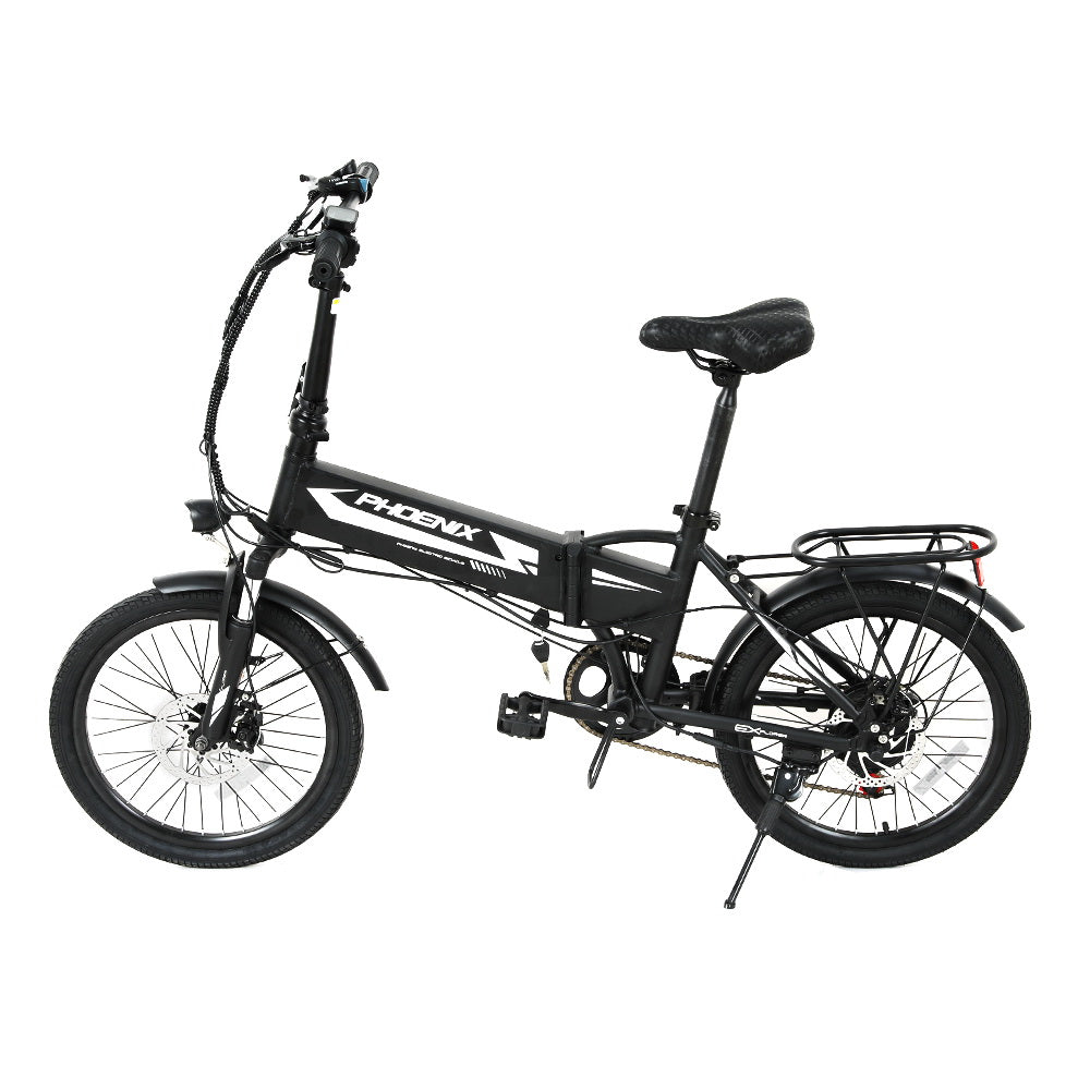 Phoenix Folding 20" Electric Bike Urban Bicycle eBike Removable Battery-Sports & Fitness > Bikes & Accessories-PEROZ Accessories