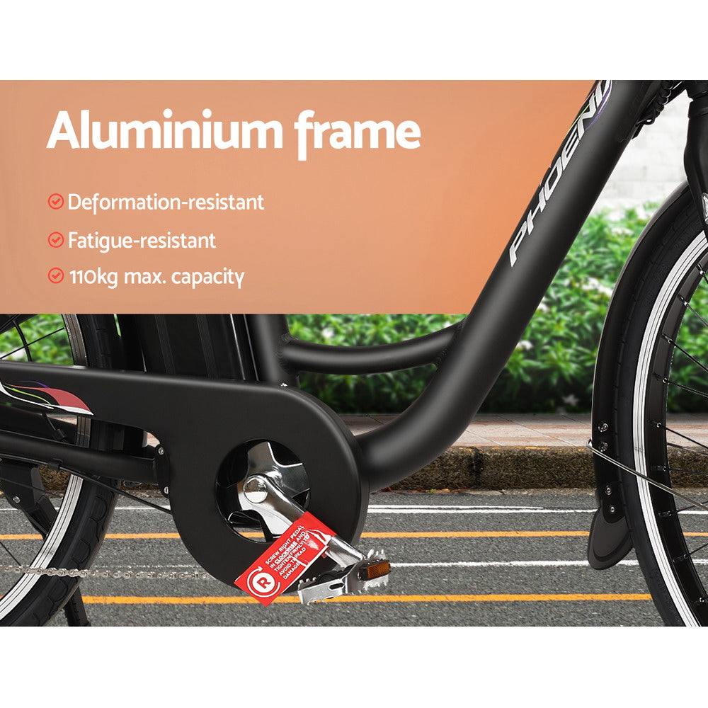 Phoenix 26 inch Electric Bike City Bicycle eBike e-Bike Urban Bikes-Sports & Fitness > Bikes & Accessories-PEROZ Accessories