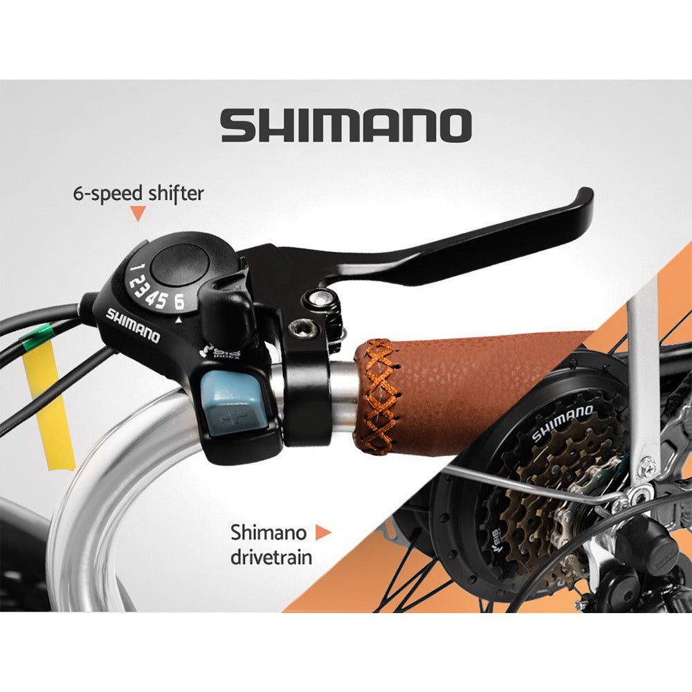 Phoenix 26 inch Electric Bike City Bicycle eBike e-Bike Urban Bikes-Sports & Fitness > Bikes & Accessories-PEROZ Accessories