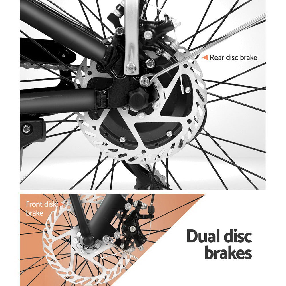 Phoenix 26 inch Electric Bike City Bicycle eBike e-Bike Urban Bikes-Sports & Fitness > Bikes & Accessories-PEROZ Accessories