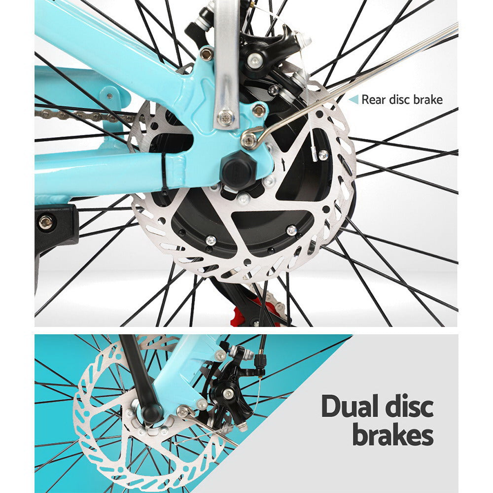 Phoenix 26 inch Electric Bike City Bicycle eBike e-Bike Urban Blue-Sports & Fitness > Bikes & Accessories-PEROZ Accessories