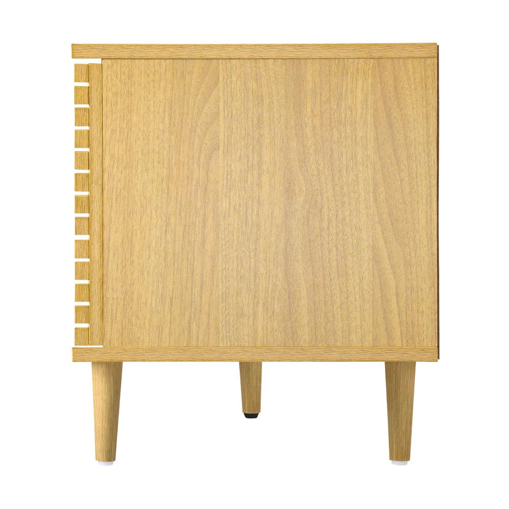 Oikiture TV Cabinet Entertainment Unit Stand Storage Unique Door Furniture 160CM-Entertainment Unit-PEROZ Accessories