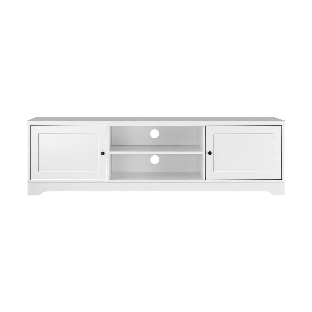 Oikiture TV Cabinet Entertainment Unit Stand Storage Hamptons Furniture 160CM-Entertainment Unit-PEROZ Accessories