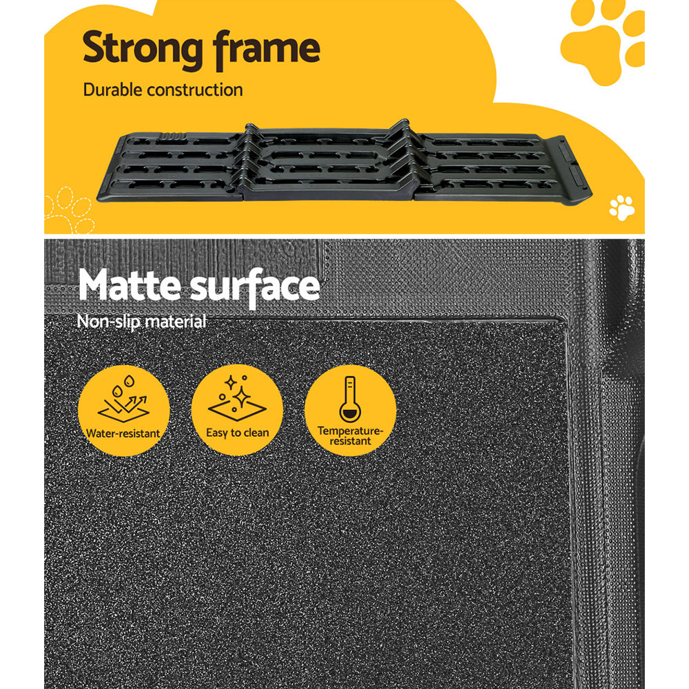 i.Pet Dog Ramp Pet Stairs Steps Car Travel SUV Ladder Foldable Portable Adjustable-Pet Care > Dog Supplies-PEROZ Accessories