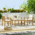 Gardeon Outdoor Sofa Set 4-Seater Acacia Wood Lounge Setting Table Chairs-Furniture > Outdoor-PEROZ Accessories