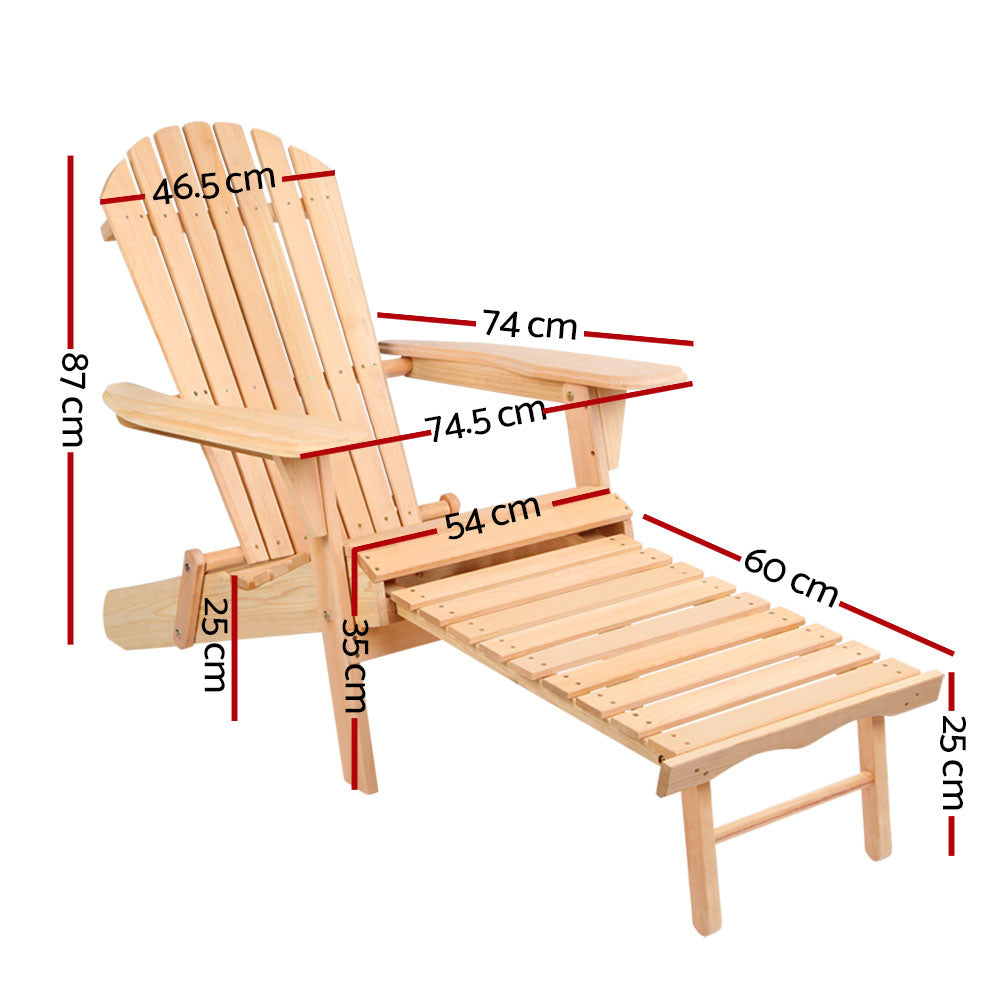 Gardeon Set of 2 Outdoor Sun Lounge Chairs Patio Furniture Beach Chair Lounger-Furniture > Outdoor-PEROZ Accessories
