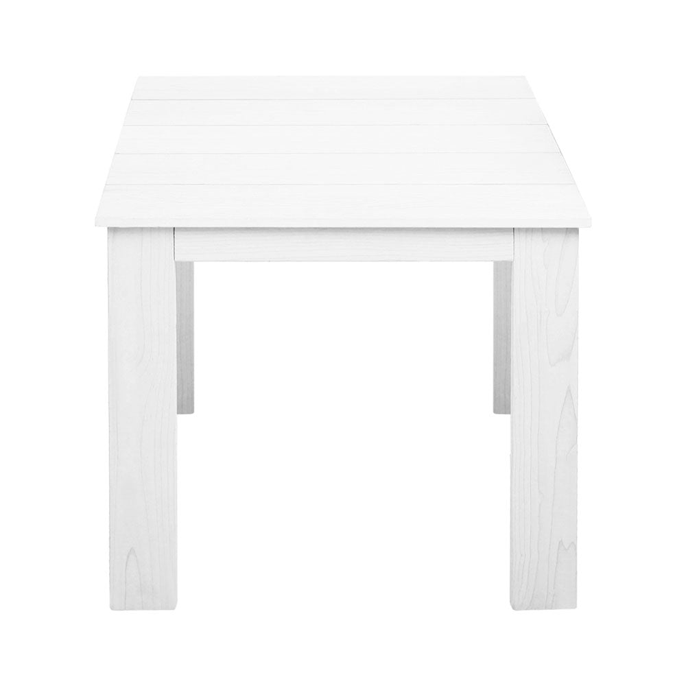 Gardeon Outdoor Side Beach Table - White-Furniture > Outdoor-PEROZ Accessories