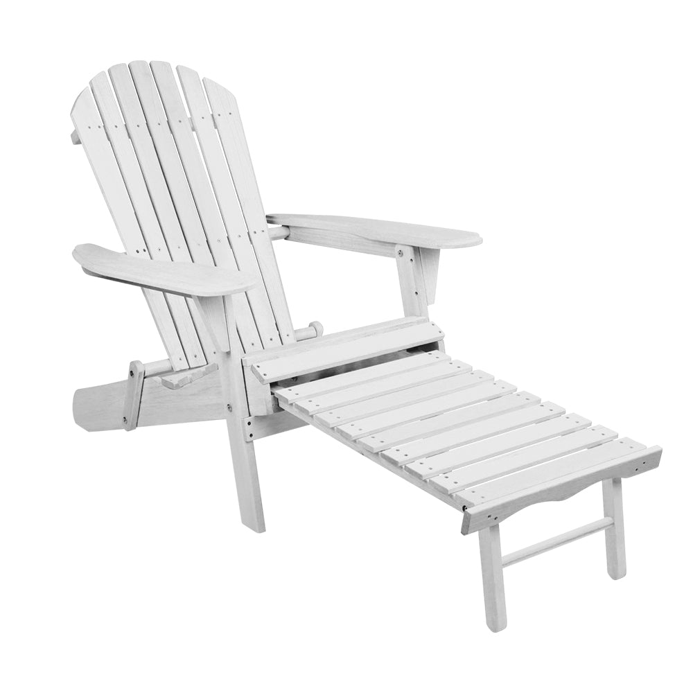 Gardeon Set of 2 Outdoor Sun Lounge Chairs Patio Furniture Lounger Beach Chair Adirondack-Furniture > Outdoor-PEROZ Accessories