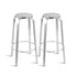 Gardeon Set of 2 Outdoor Bar Stools Patio Furniture Indoor Bistro Kitchen Aluminum-Furniture > Bar Stools & Chairs-PEROZ Accessories