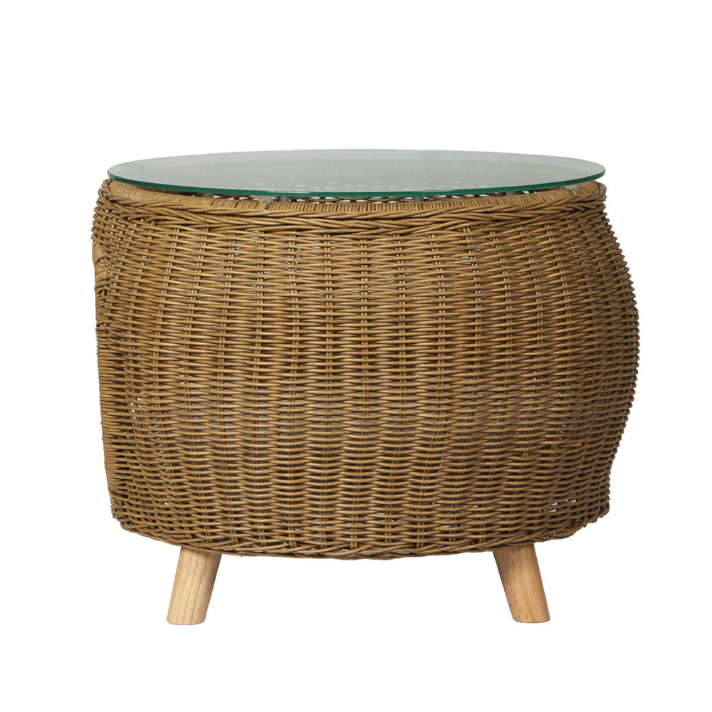 Gardeon Side Table Coffee Pet Bed Wicker Indoor Outdoor Furniture Patio Desk-Pet Beds-PEROZ Accessories