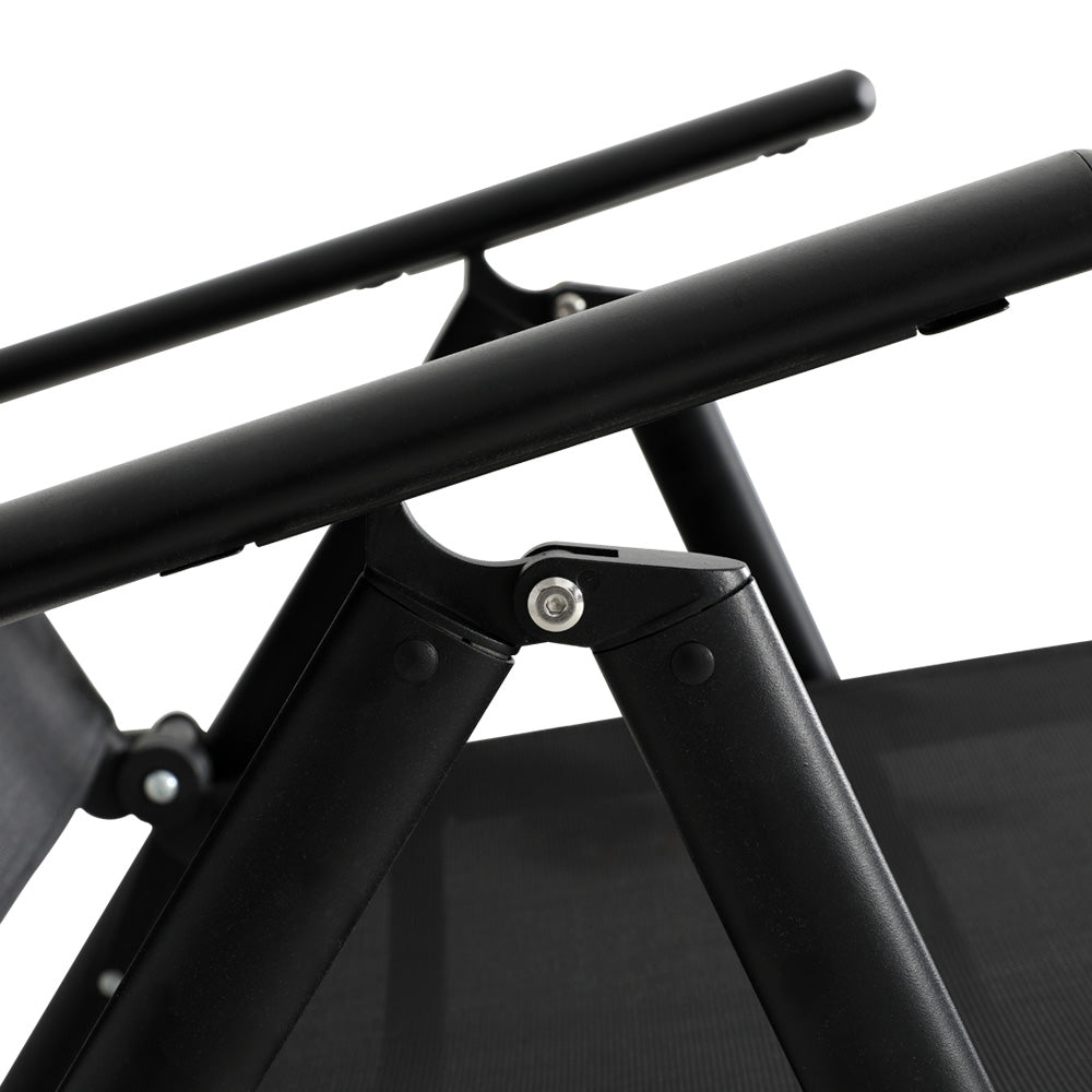 Gardeon Sun Lounge Outdoor Lounger Recliner Chair Foldable Patio Furniture-Furniture > Outdoor-PEROZ Accessories