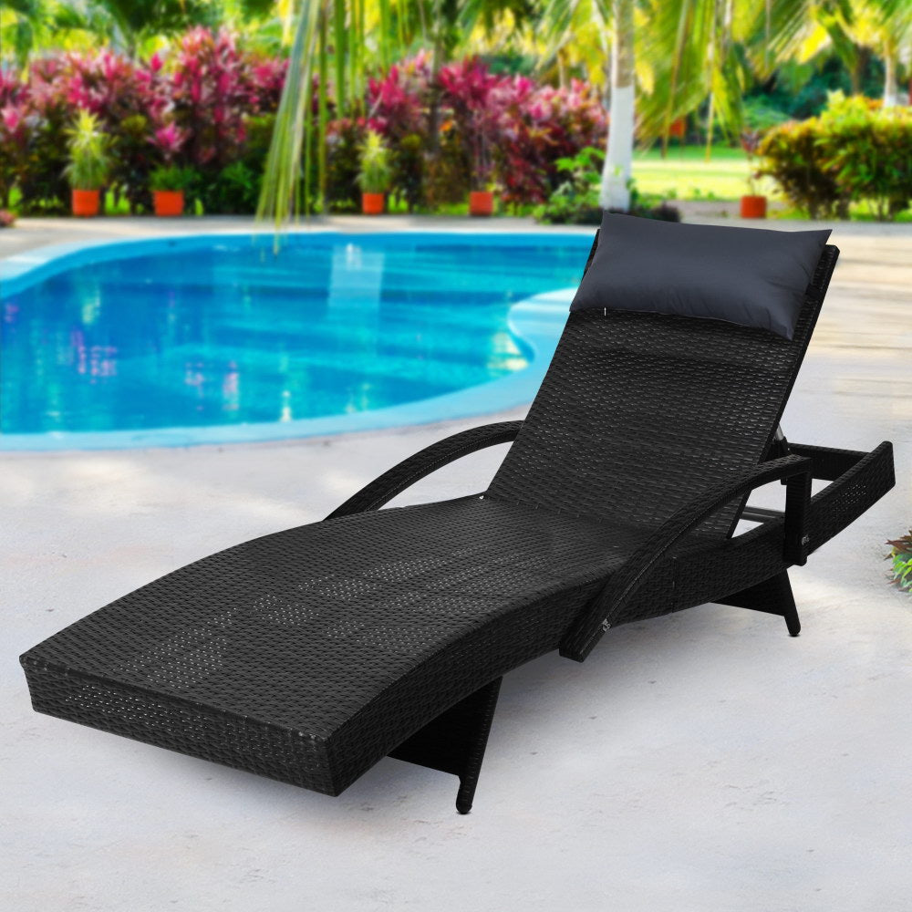 Gardeon Outdoor Sun Lounge Furniture Day Bed Wicker Pillow Sofa Set-Furniture > Outdoor-PEROZ Accessories
