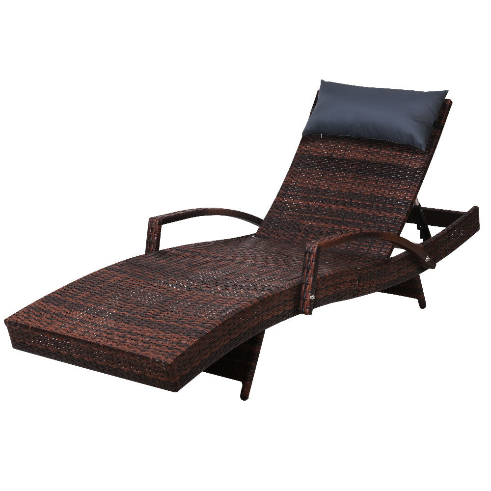 Gardeon Outdoor Sun Lounge Furniture Day Bed Wicker Pillow Sofa Set-Furniture > Outdoor-PEROZ Accessories