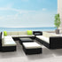 Gardeon 13PC Outdoor Furniture Sofa Set Wicker Garden Patio Lounge-Furniture > Outdoor-PEROZ Accessories