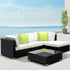 Gardeon 5PC Outdoor Furniture Sofa Set Wicker Garden Patio Pool Lounge-Furniture > Outdoor-PEROZ Accessories