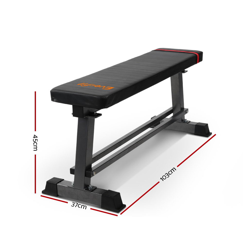 Everfit Weight Bench Flat Multi-Station Home Gym Squat Press Benches Fitness-Sports & Fitness > Fitness Accessories-PEROZ Accessories