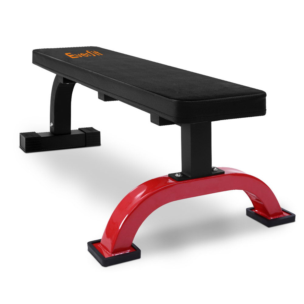 Everfit Fitness Flat Bench Weight Press Gym Home Strength Training Exercise-Sports & Fitness > Fitness Accessories-PEROZ Accessories