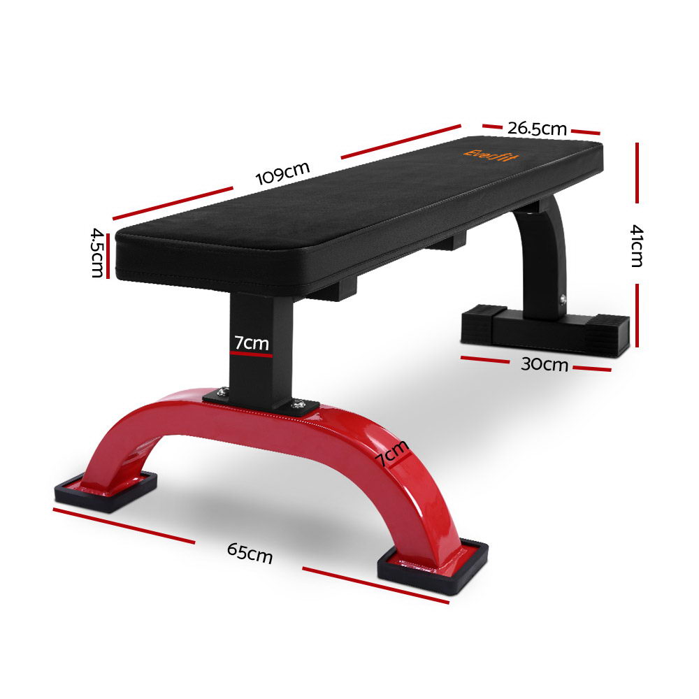 Everfit Fitness Flat Bench Weight Press Gym Home Strength Training Exercise-Sports & Fitness > Fitness Accessories-PEROZ Accessories