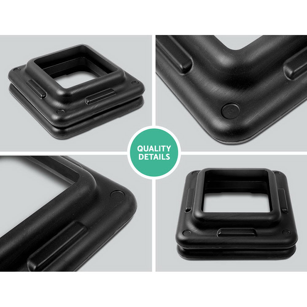Everfit Set of 2 Aerobic Step Risers Exercise Stepper Block Fitness Gym Workout Bench-Sports & Fitness > Fitness Accessories-PEROZ Accessories
