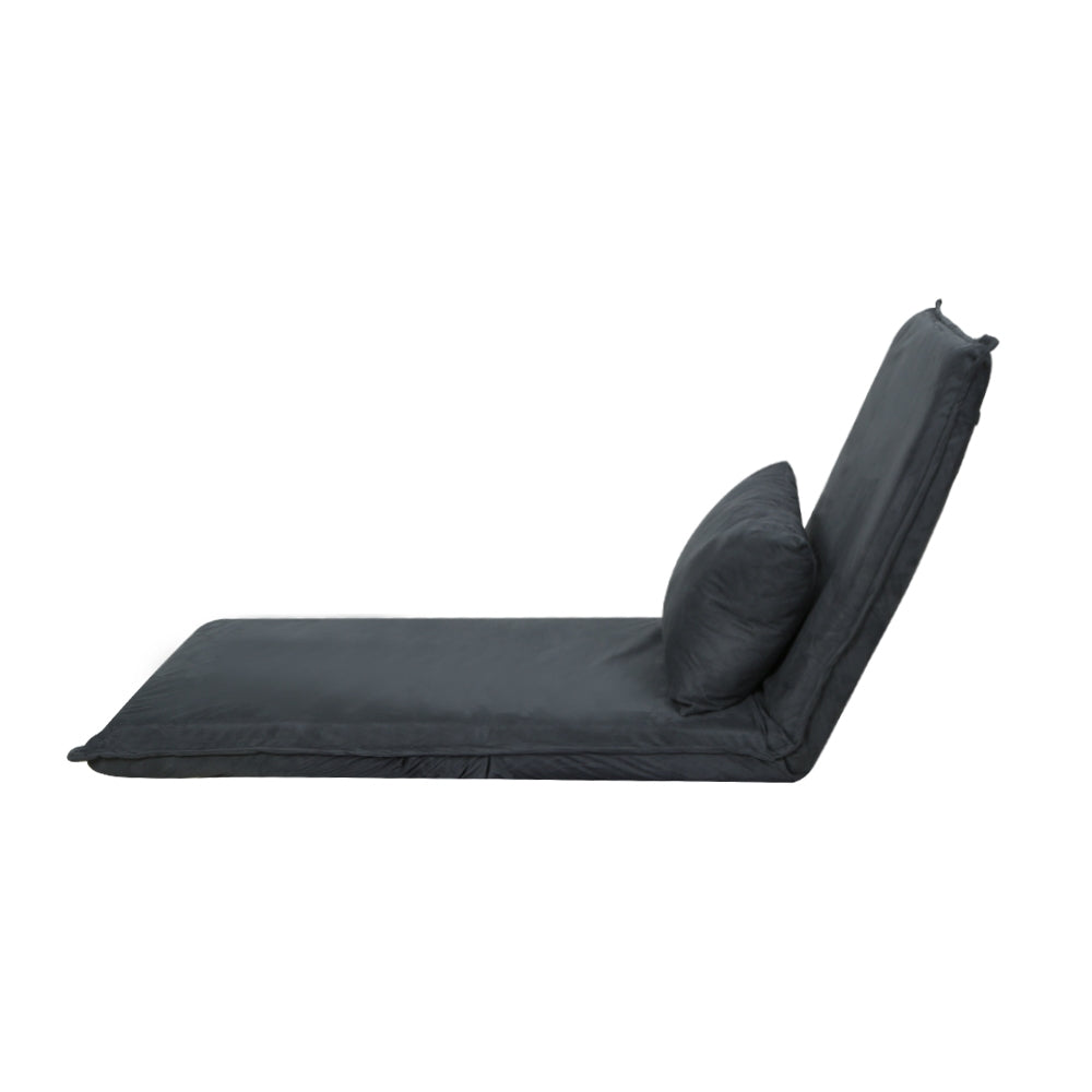 Artiss Floor Sofa Bed Lounge Couch Recliner Chair Folding Foam Camping Bed-Furniture > Bar Stools & Chairs - Peroz Australia - Image - 4