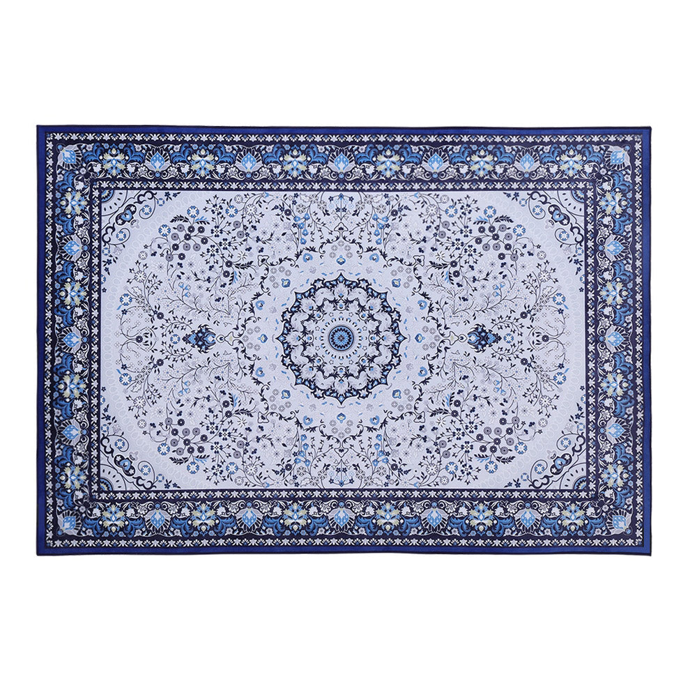 Artiss Floor Rugs Rug 200 x 290 Area Large Modern Carpet Soft Blue Living Room-Home & Garden > Rugs - Peroz Australia - Image - 1