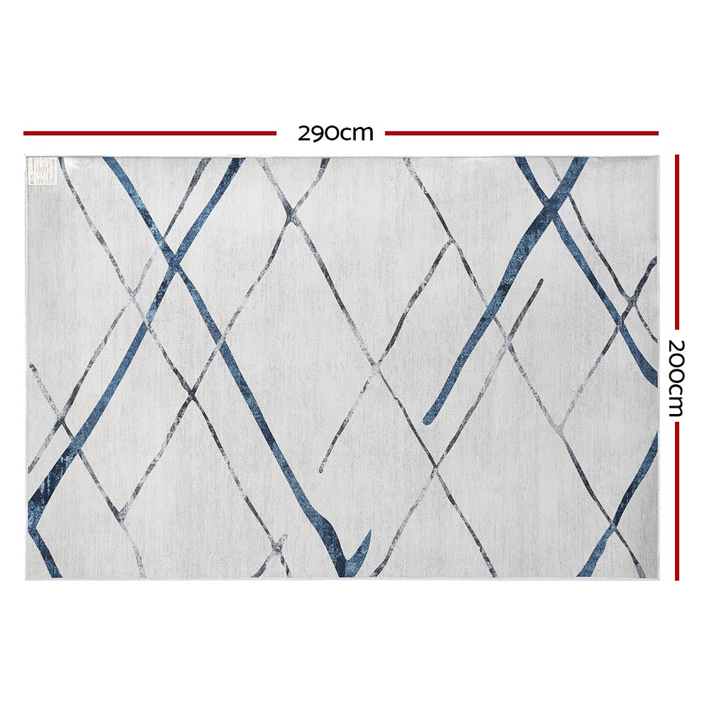 Artiss Jaca Floor Rug Area Carpet 200 x 290 cm Mordern Short Pile Washable-Home & Garden > Rugs - Peroz Australia - Image - 2