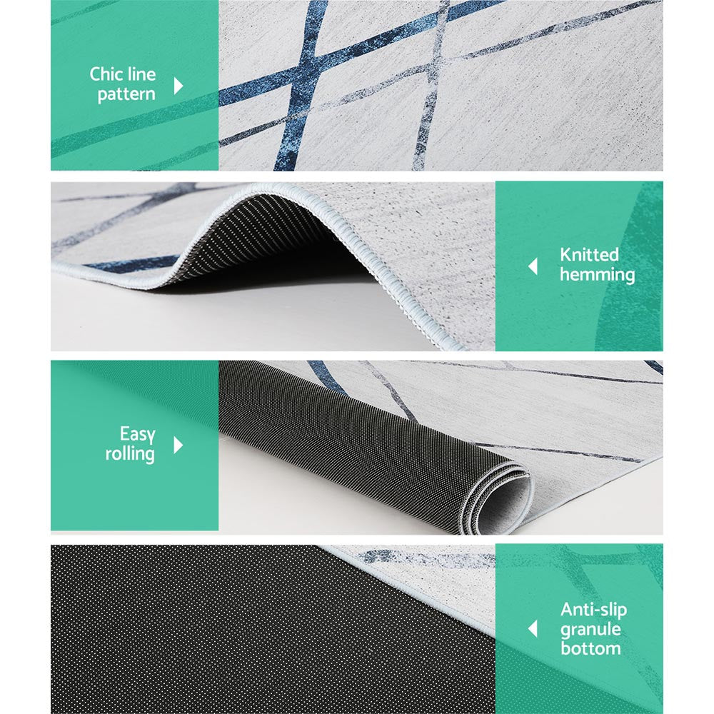 Artiss Jaca Floor Rug Area Carpet 200 x 290 cm Mordern Short Pile Washable-Home & Garden > Rugs - Peroz Australia - Image - 4