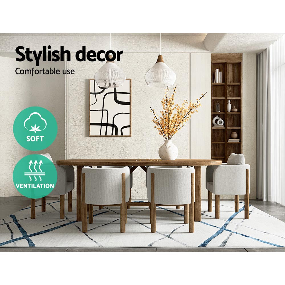 Artiss Jaca Floor Rug Area Carpet 200 x 290 cm Mordern Short Pile Washable-Home & Garden > Rugs - Peroz Australia - Image - 5
