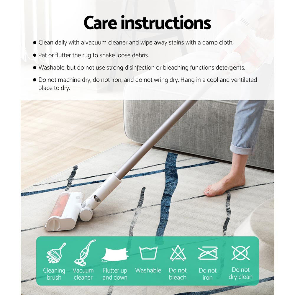 Artiss Jaca Floor Rug Area Carpet 200 x 290 cm Mordern Short Pile Washable-Home & Garden > Rugs - Peroz Australia - Image - 7