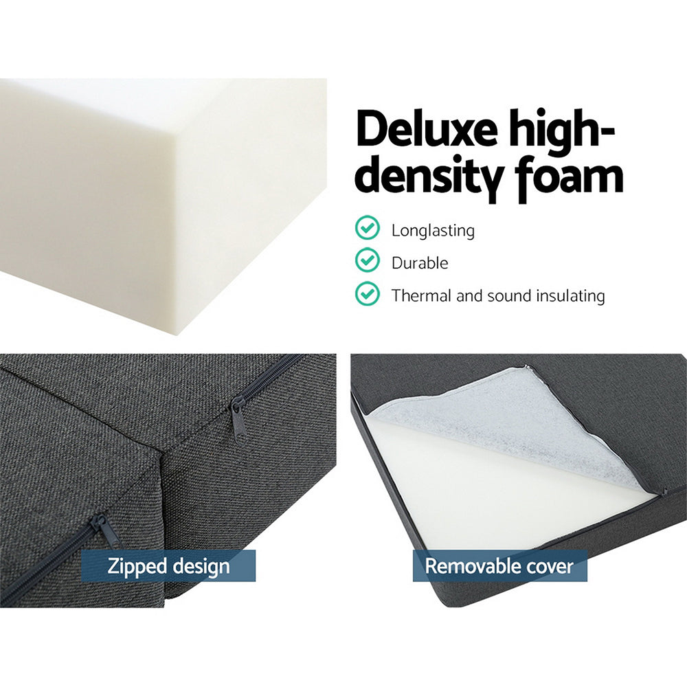 Giselle Bedding Folding Mattress Foldable Portable Bed Floor Mat Camping Pad-Furniture > Mattresses-PEROZ Accessories