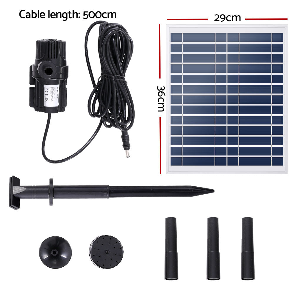 Gardeon Solar Pond Pump 9.8FT-Home & Garden > Fountains-PEROZ Accessories