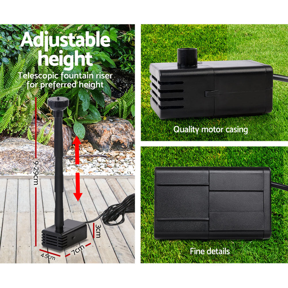 Gardeon Solar Pond Pump 4.6FT-Home & Garden > Fountains-PEROZ Accessories