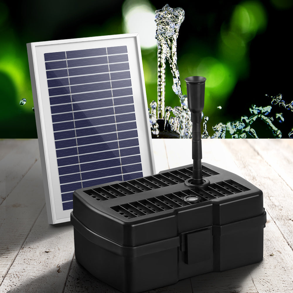 Gardeon Solar Pond Pump with Filter Box 4.6FT-Home & Garden > Garden Tools-PEROZ Accessories