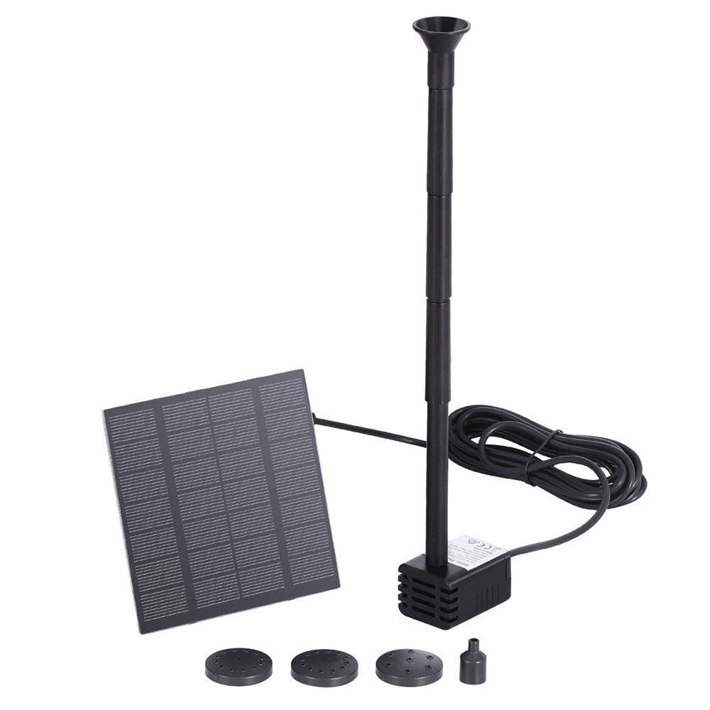 Gardeon Solar Pond Pump Submersible Powered Garden Pool Water Fountain Kit 2.6FT-Home & Garden > Fountains-PEROZ Accessories