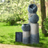 Gardeon Solar Water Fountain Features Outdoor 3 Tiered LED Lights Bird Bath-Home & Garden > Fountains-PEROZ Accessories
