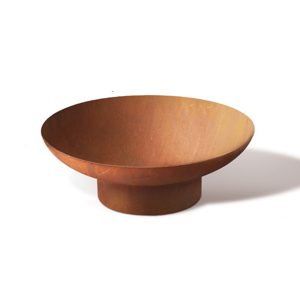 Grillz Fire Pit Charcoal Vintage Campfire Burner Rust Outdoor Steel Bowl 70CM-Home & Garden > Firepits-PEROZ Accessories