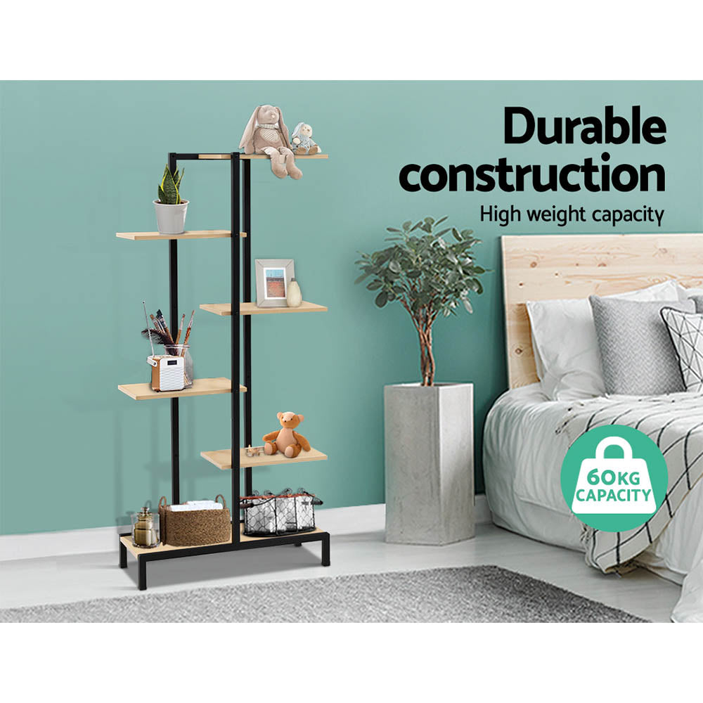 Artiss 6-tier Indoor Outdoor Metal Wood Plant Stand Garden Shelf Garden Display-Furniture > Outdoor - Peroz Australia - Image - 7