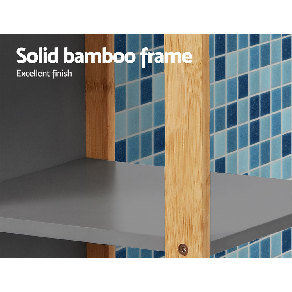 Artiss Bathroom Cabinet Tallboy Furniture Toilet Storage Laundry Cupboard 115cm-Furniture > Bathroom - Peroz Australia - Image - 5