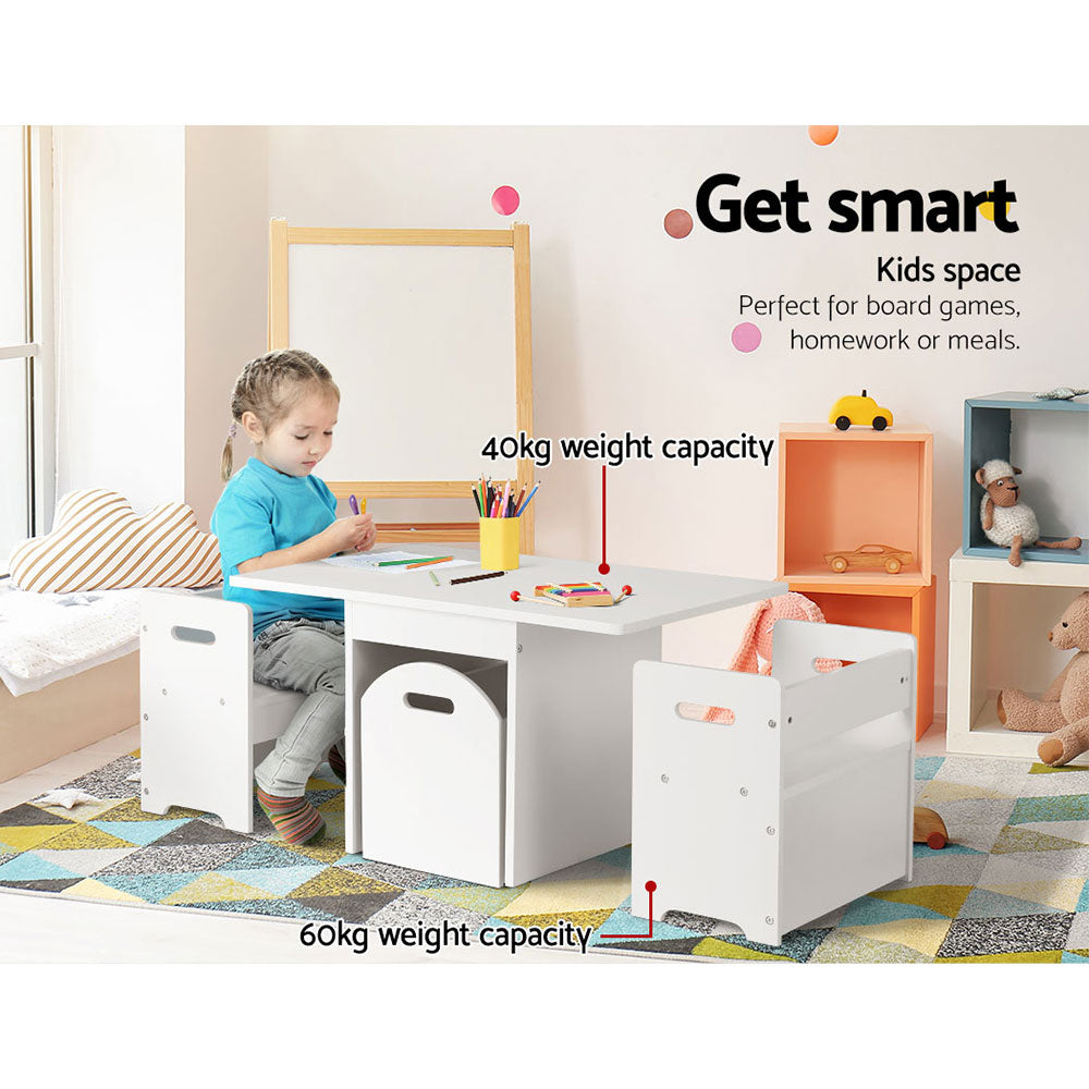 Keezi Kids Multi-function Table and Chair Hidden Storage Box Toy Activity Desk-Baby & Kids > Kid&