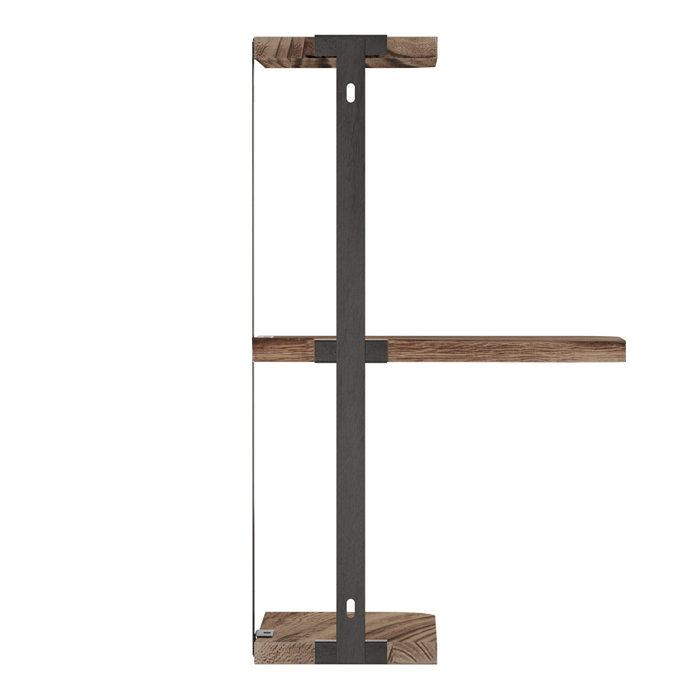 Artiss Floating Wall Shelves Brackets 3 Tiers Corner Display DIY Wall Mount Rack-Home & Garden > Storage - Peroz Australia - Image - 5