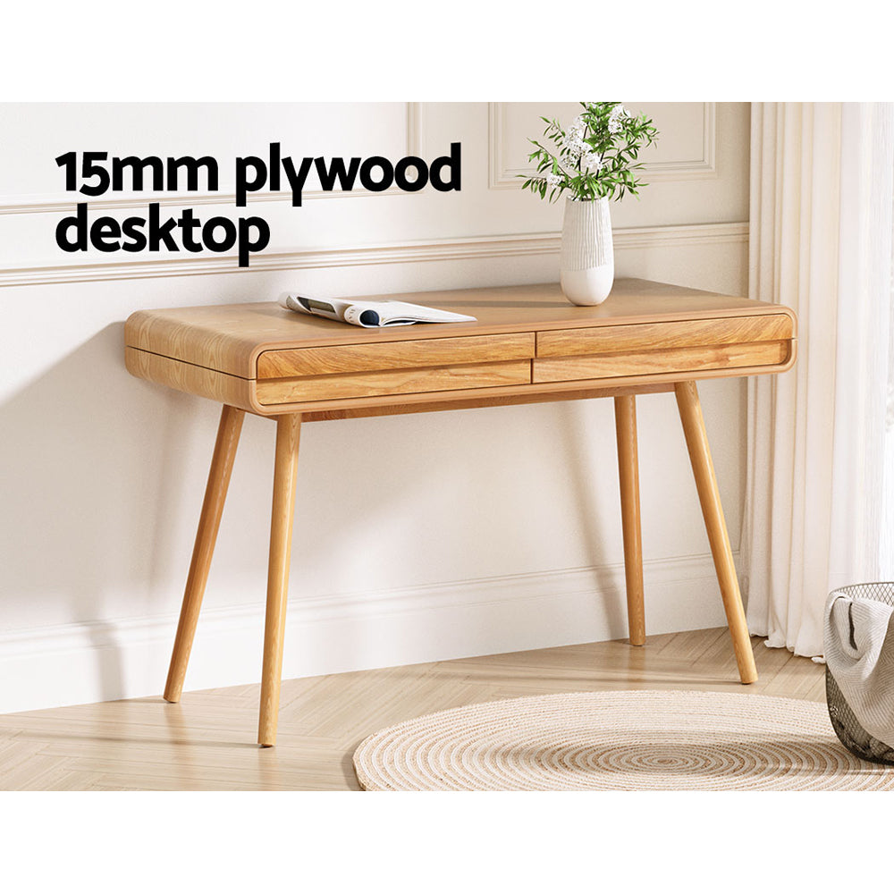 Artiss Computer Desk Office Study Desks Table Drawers Storage Ash Wood Legs-Furniture > Office-PEROZ Accessories