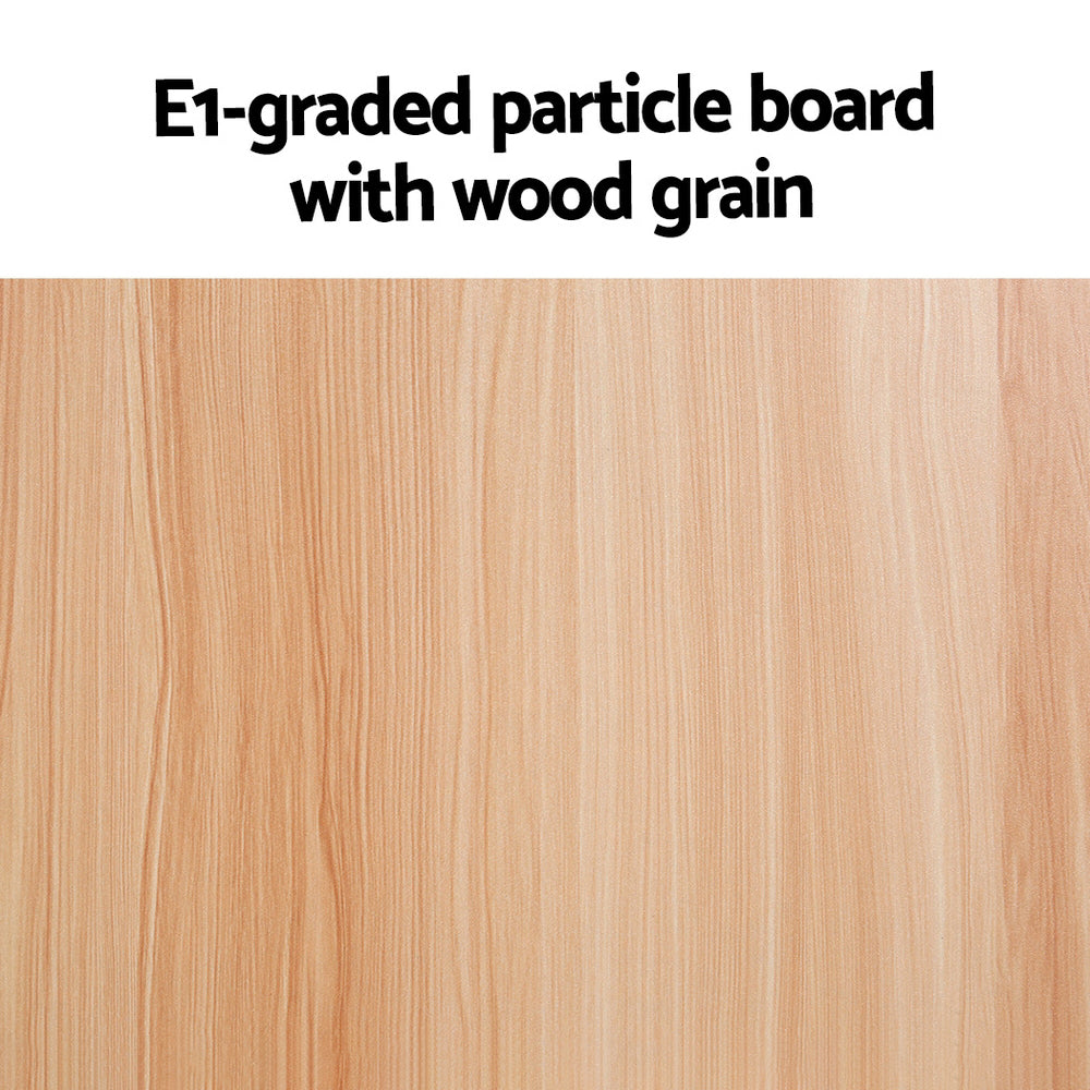 Artiss Coffee Table Side End Semi-circle Tables Bedside Sofa Wooden Table-Furniture > Living Room-PEROZ Accessories