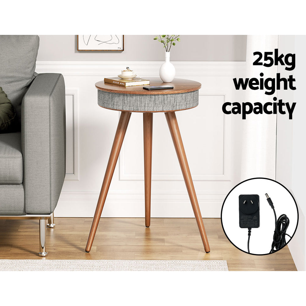 Artiss Smart Coffee Table Wireless Charging Bluetooth Speaker-Furniture > Living Room-PEROZ Accessories