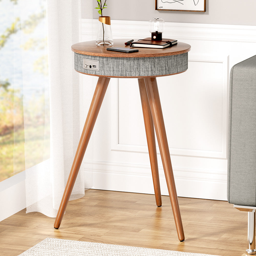 Artiss Smart Coffee Table Wireless Charging Bluetooth Speaker-Furniture > Living Room-PEROZ Accessories