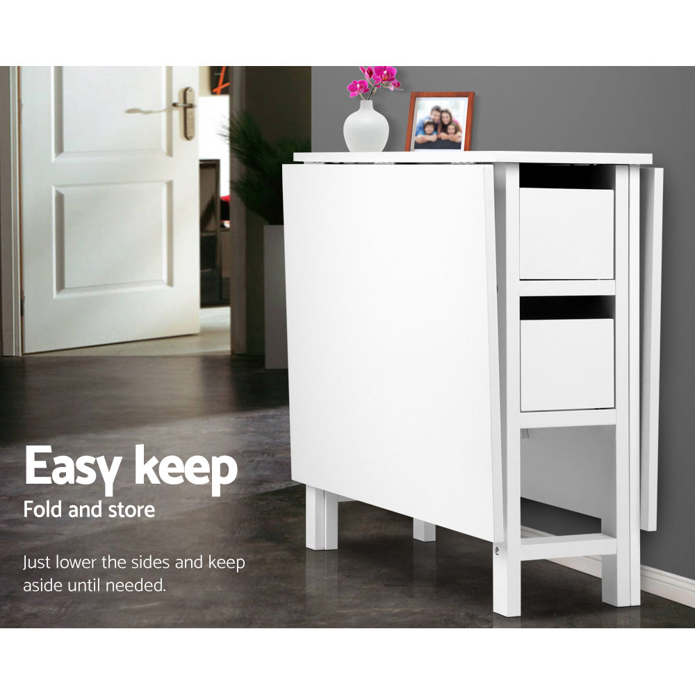 Artiss Gateleg Dining Table-Furniture > Dining - Peroz Australia - Image - 5