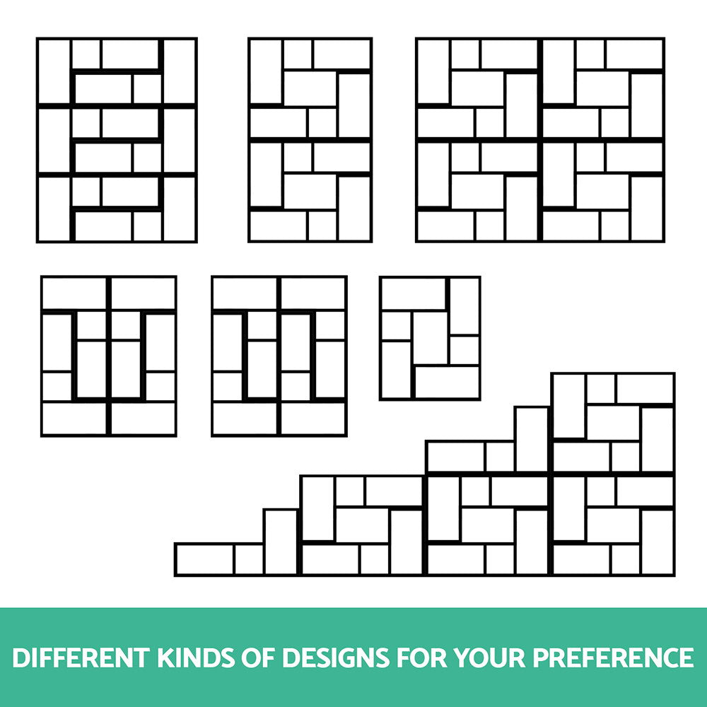 Artiss DIY L Shaped Display Shelf - Black-Furniture > Living Room - Peroz Australia - Image - 5