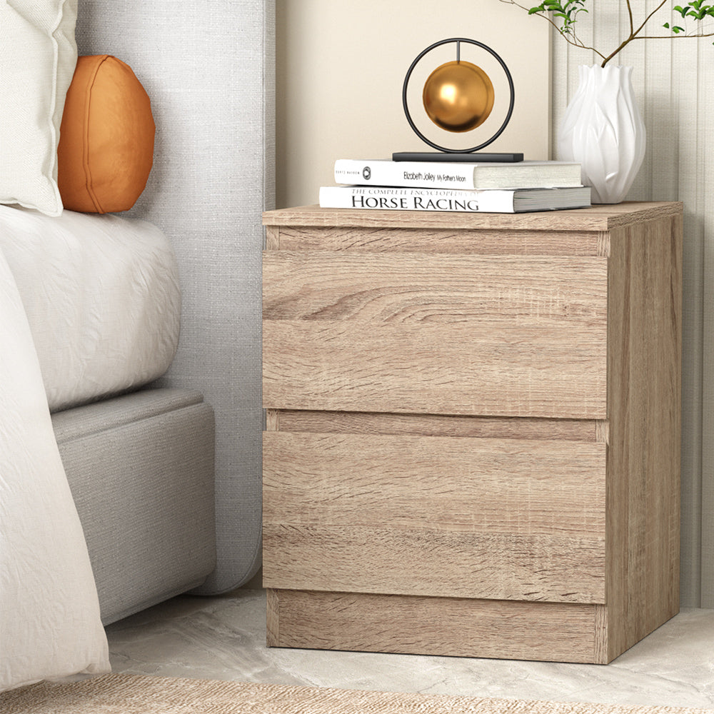 Artiss Bedside Tables Drawers Side Table Bedroom Furniture Nightstand Wood Lamp-Furniture > Bedroom - Peroz Australia - Image - 1