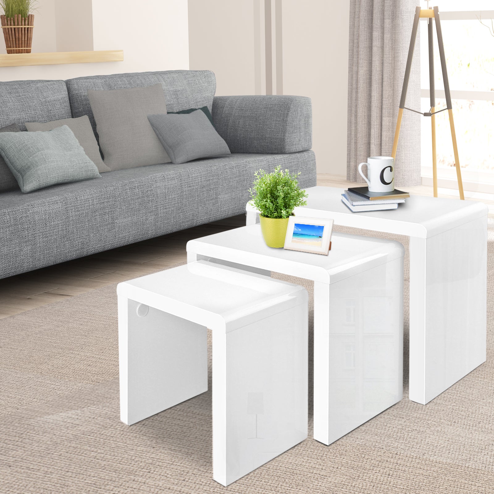 Artiss Set of 3 Nesting Tables-Furniture > Living Room - Peroz Australia - Image - 8